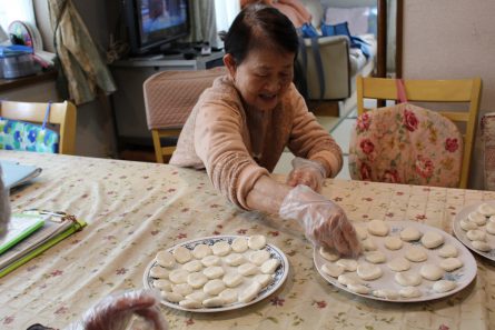 いきいきデイサービス 若松区 ぜんざい作り3