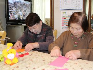 いきいきデイサービス　若松区　折り紙１