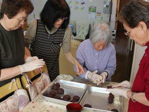 いきいきデイサービス　若松区　手作り牡丹餅1