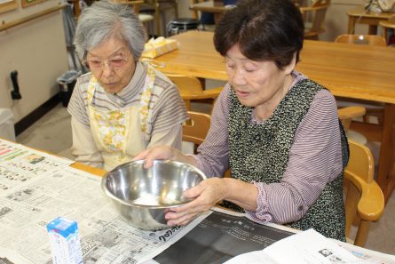 くまのカップケーキ作り①