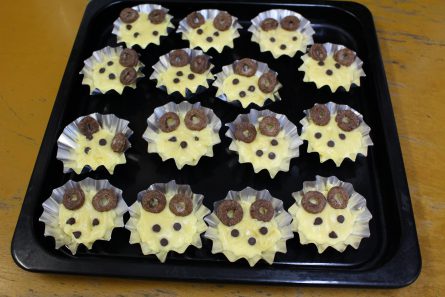 くまのカップケーキ作り③