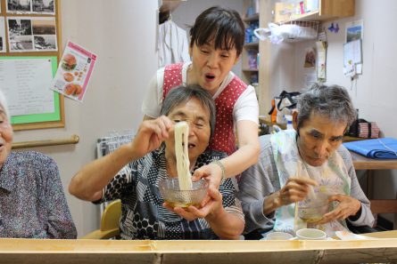 流しそうめん②