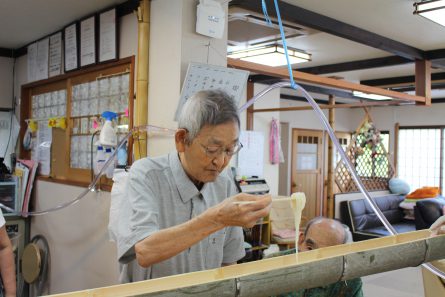 流しそうめん④