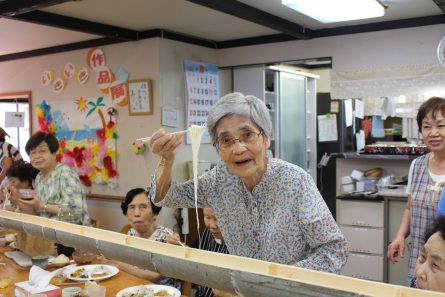 流しそうめん⑦