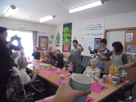八幡西区東折尾町 いきいき良花居 鍋パーティー3