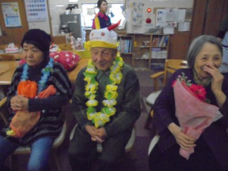 八幡西区東折尾町 いきいき倶楽部・良花居 1月合同誕生会3