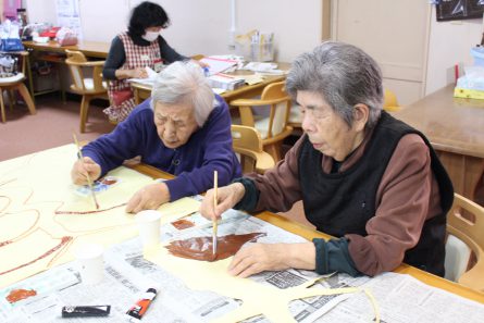 壁画作成④
