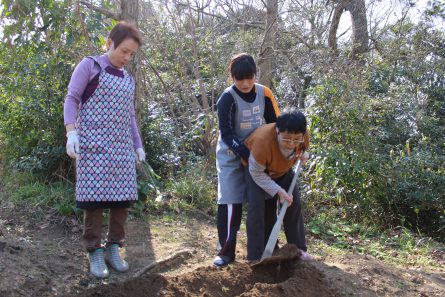 いきいき農園　ジャガイモ植え①