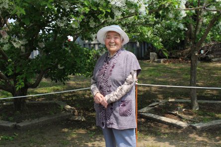 花見　なんじゃもんじゃ　お出かけレク　岡湊神社　いきいきデイサービスセンター南　いきいき南