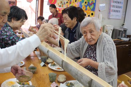 流しそうめん⑩