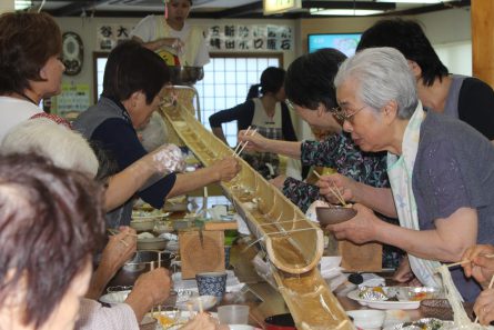 流しそうめん⑦
