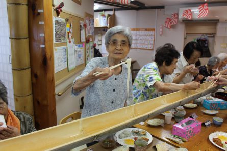 流しそうめん⑥
