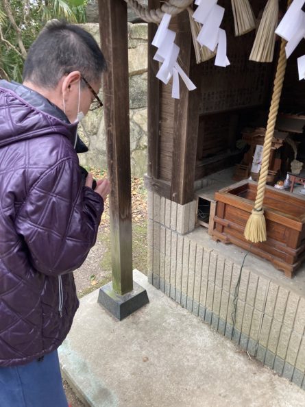 近所の鷹見神社へ初詣に行きました。『一年の計は元旦にあり』