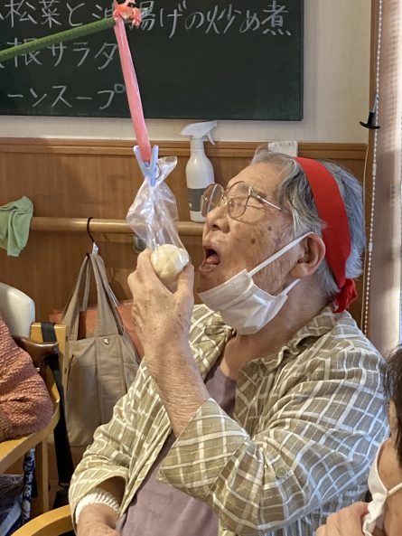 口で取りましょう!