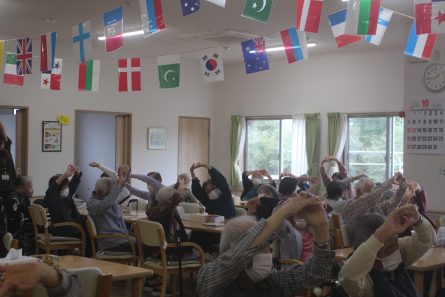 運動会前の準備体操