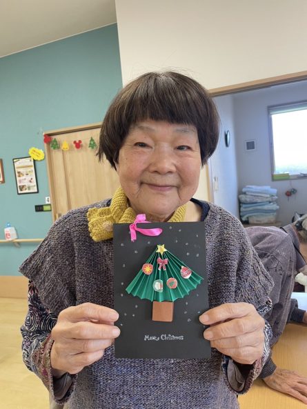 手作りクリスマスツリー①